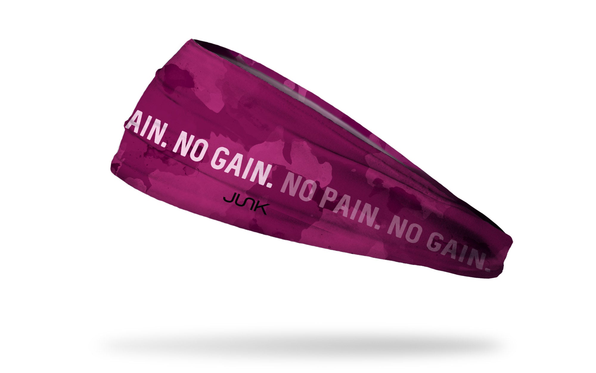 No Pain No Gain Big Bang Lite Headband - Adjustable Workout Headband for Women & Men, Sweat Absorbent Sports Headband for Running, Yoga, Gym, Fitness