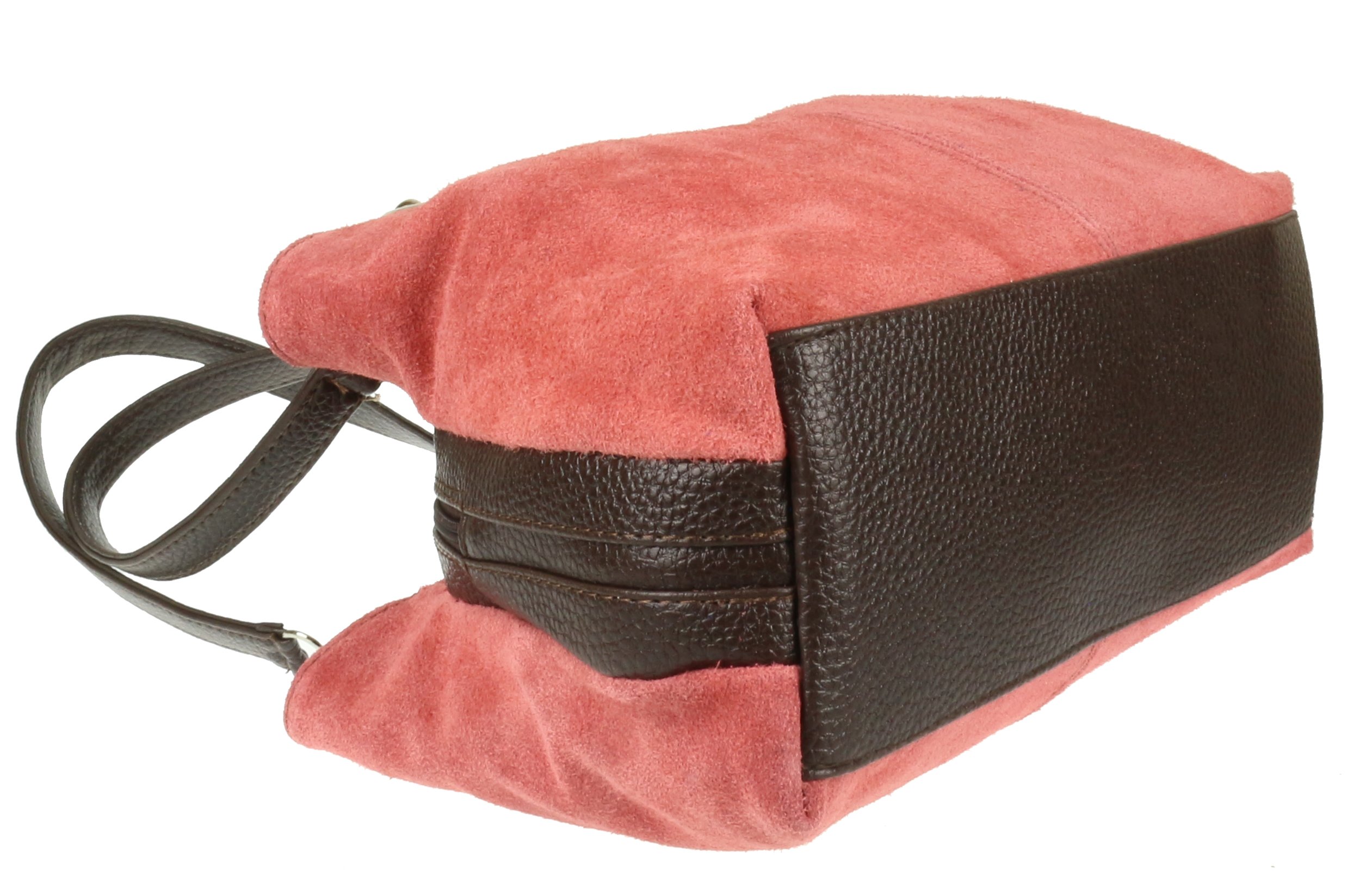 Stylish Italian Suede Leather Shoulder Bag for Women - Fashionable Crossbody Purse for Work, Travel & Everyday Use