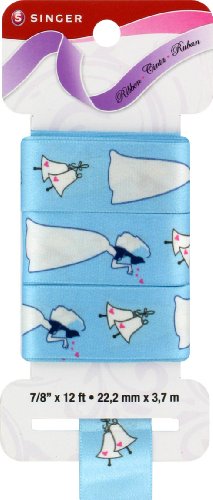 Brides and Bells Print, Tropical Blue