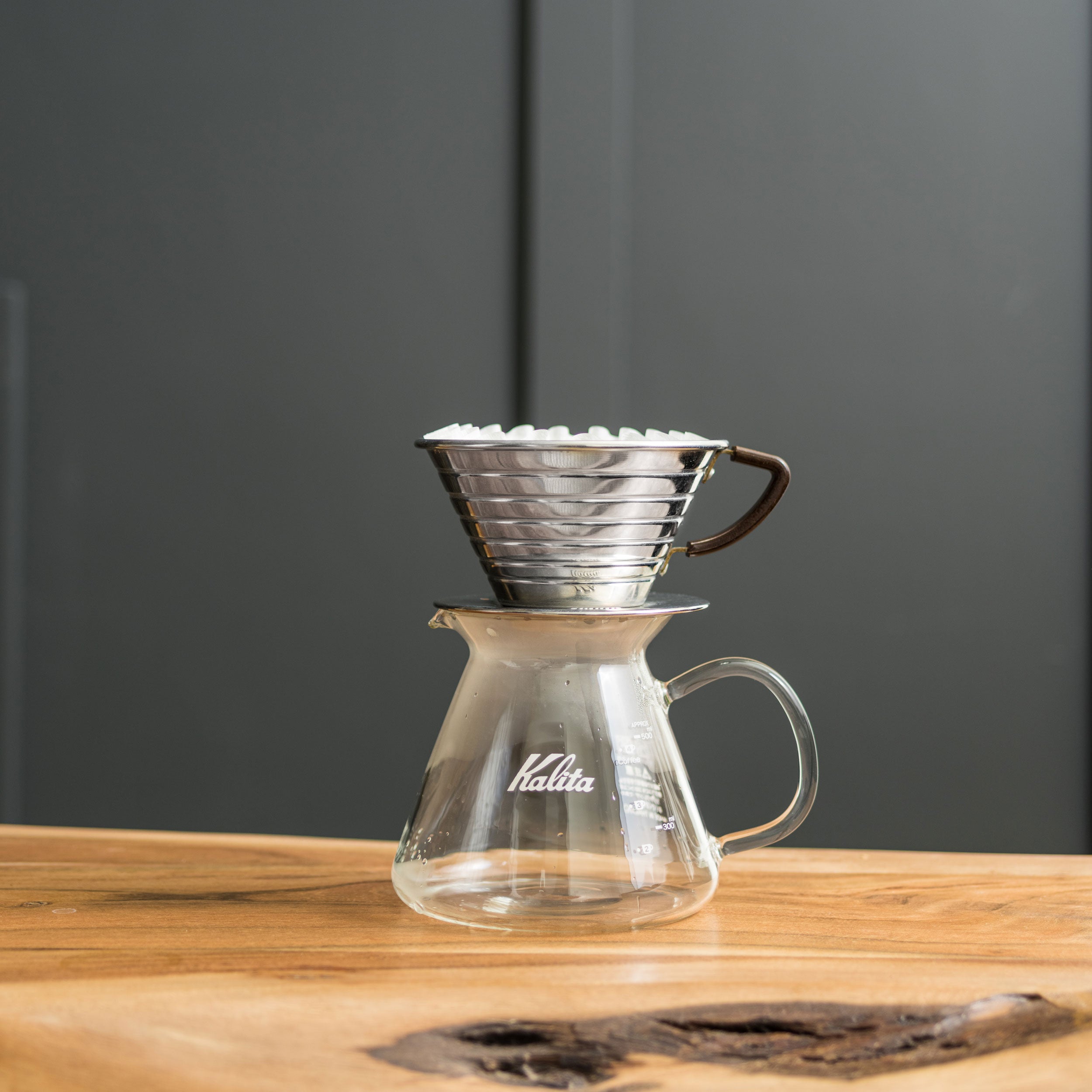 Kalita Wave 185 Pro Pour Over Coffee Kit - Premium Stainless Steel Dripper for Specialty Coffee Brewing - Perfect for Home Baristas & Coffee Enthusiasts