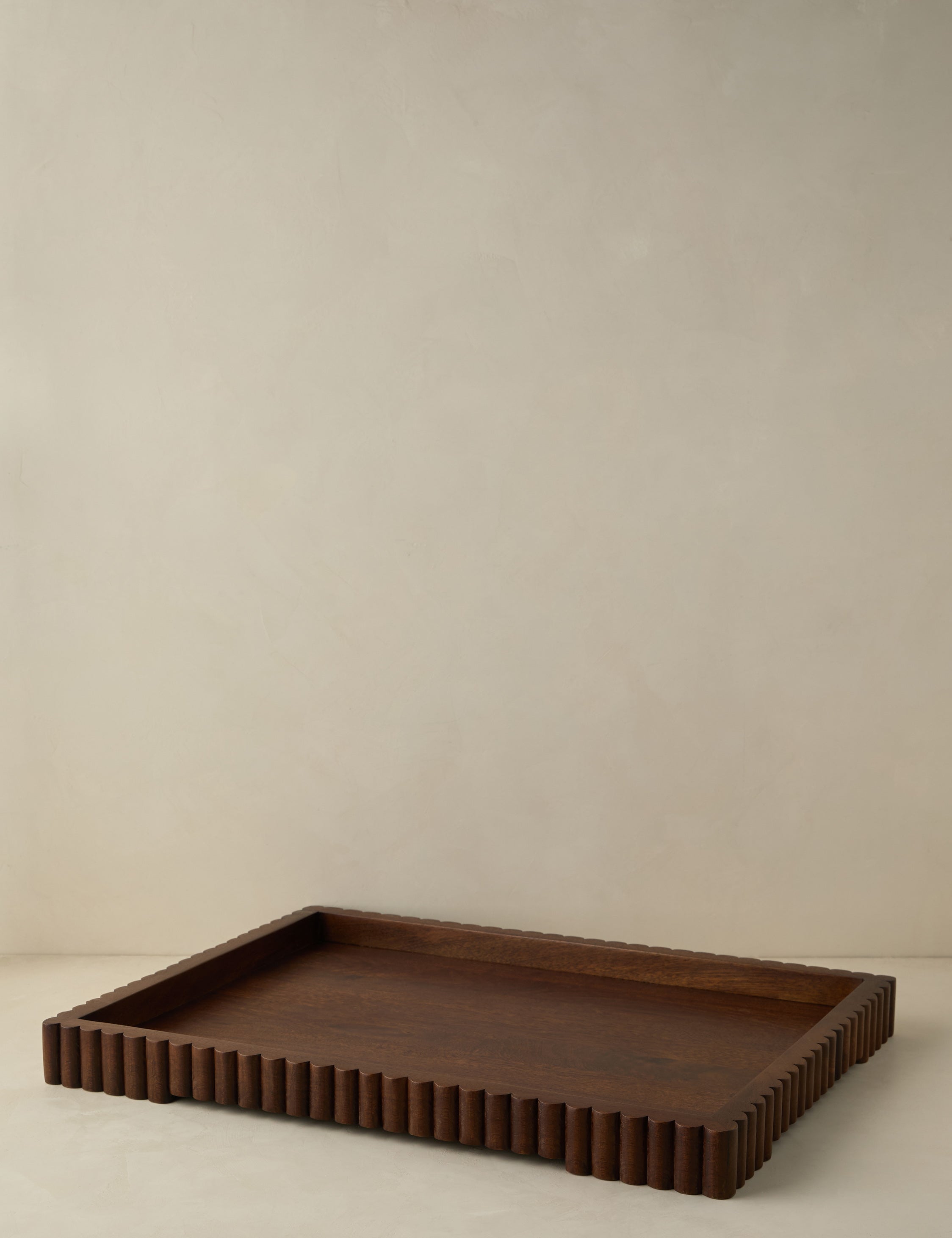 Dryden Tray - Premium Wooden Serving Tray with Handles for Coffee, Breakfast, or Dining - Perfect for Home, Office, or Gift Giving