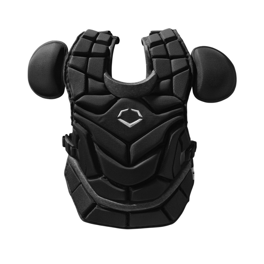 EvoShield Pro SRZ Intermediate Baseball Chest Protector - NOCSAE Certified Black - Perfect for Youth & Adult Baseball, Softball, and Catcher Safety Gear