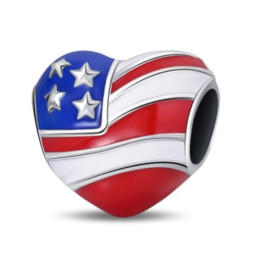 American Style - Heart Shaped Flag