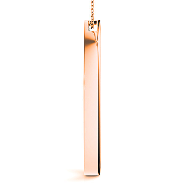 0.80 Carat Diamond Circle Pendant Necklace - Channel Set 14K White Gold Women's Jewelry for Anniversary & Valentine's Day Gifts