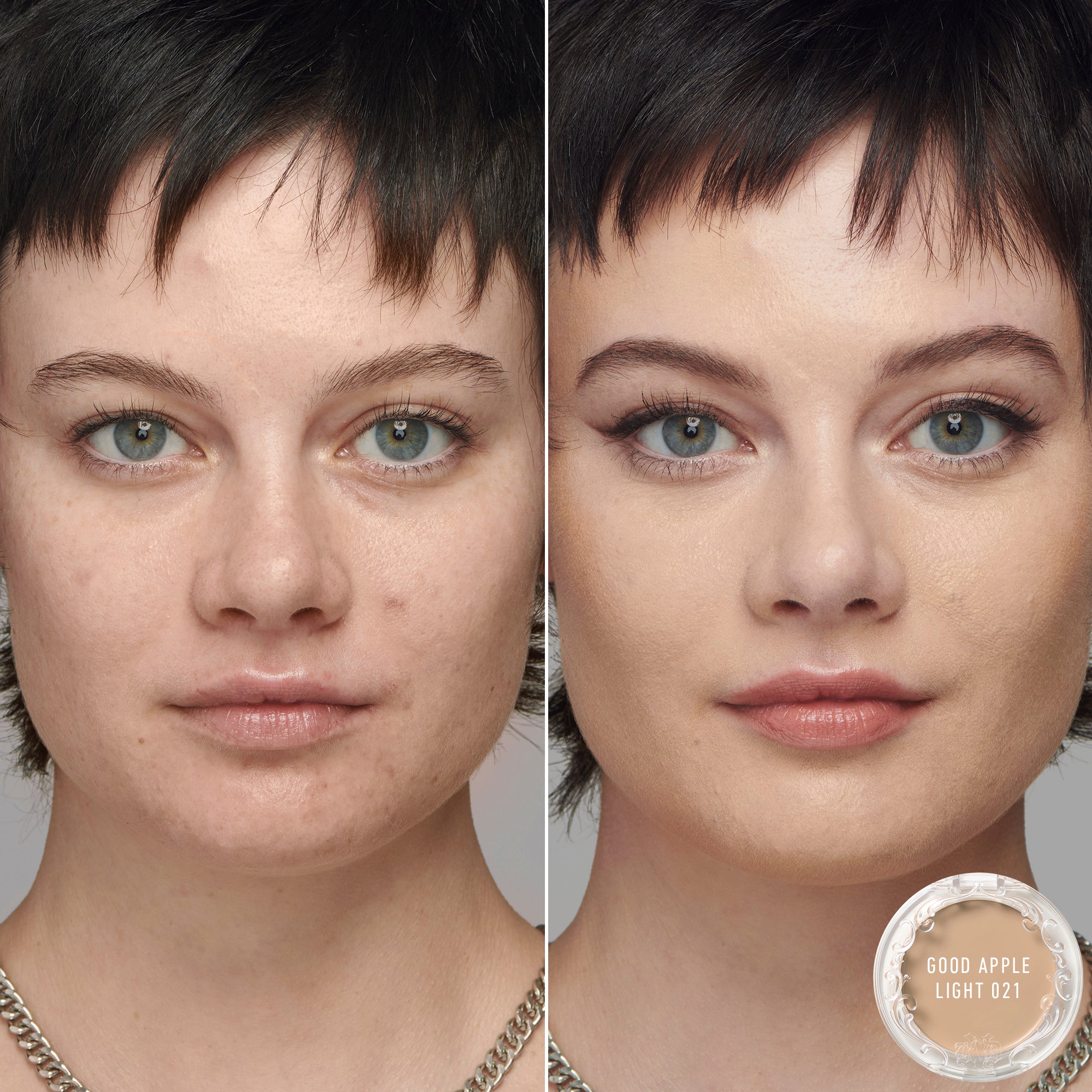 Flawless Finish Apple Skin Perfecting Foundation Balm - Lightweight, Buildable Coverage for a Natural Glow | Ideal for Daily Wear, Special Occasions & Photo Shoots