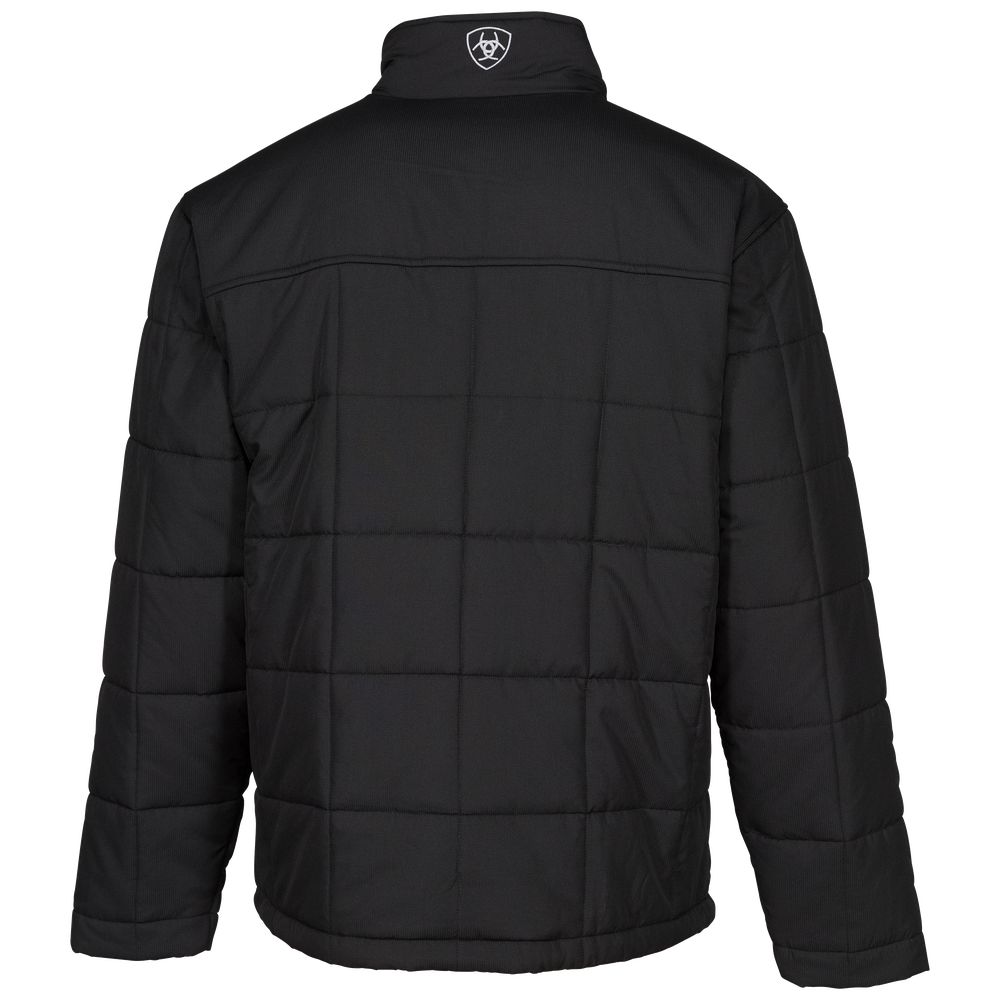 Ariat Crius Insulated Jacket for Men - Waterproof Winter Coat, Windproof & Warm, Black, XL - Perfect for Outdoor Work, Hunting & Cold Weather Activities