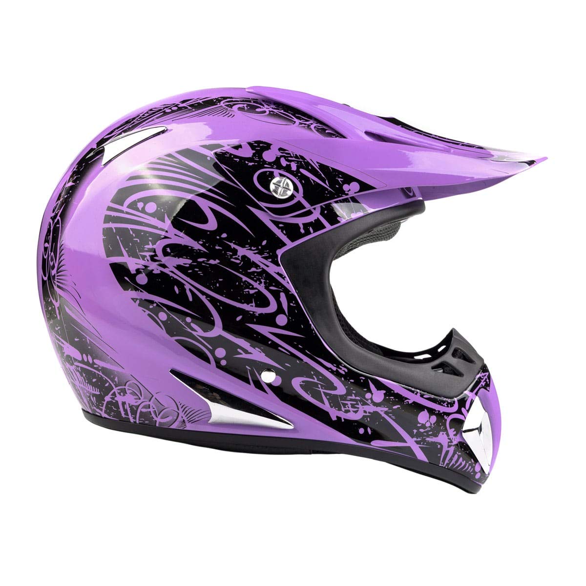 Typhoon Adult Dirt Bike Helmet - DOT Certified ATV/UTV Motocross Helmet for Off-Road Riding - Perfect for Trail Riding, Motocross Racing & Outdoor Adventures