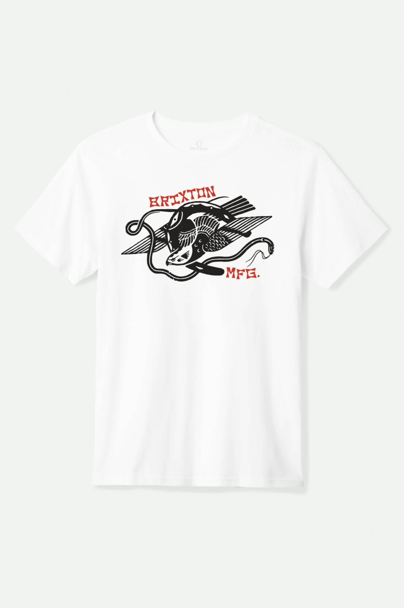 Combat Short Sleeve Standard T-Shirt for Men - White | Casual Wear, Gym & Outdoor Activities
