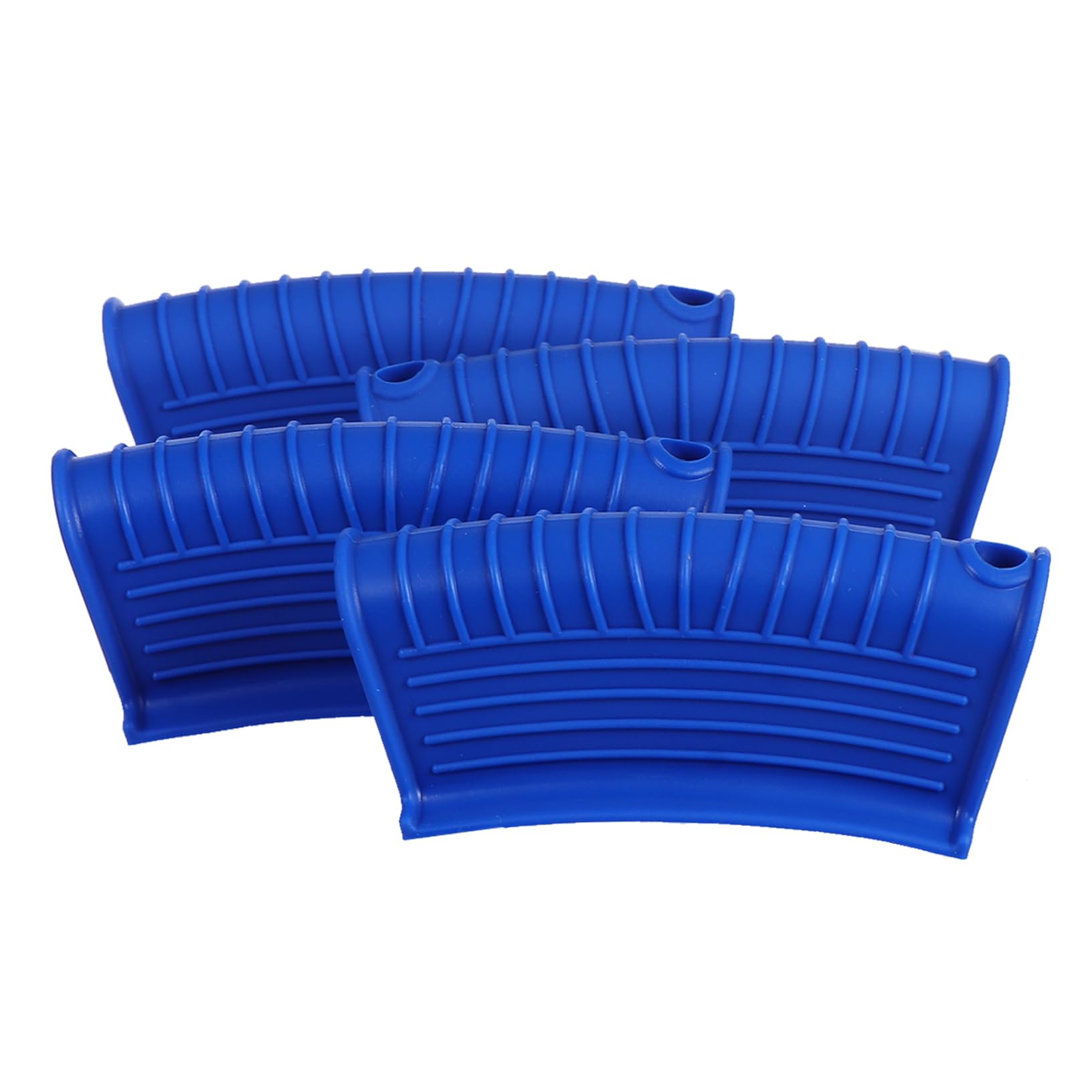 4pcs Silicone Pot Handle Covers - Heat Resistant, Non-Slip Pan Handle Sleeves for Safe Cooking - Perfect for Kitchen, Camping & Outdoor Use