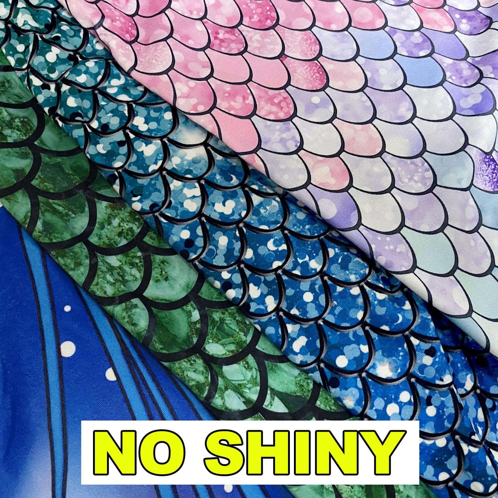 Mermaid Leggings for Girls - Fish Scale Print Yoga Pants, Halloween Costume & Mermaid Birthday Outfit - Comfortable Stretchy Tights for Dance, Cosplay & Dress Up