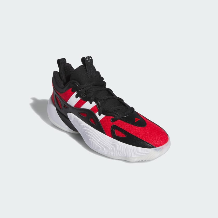 Adidas Men's Trae Young Unlimited 2 Low Basketball Shoes - Black/Red | Lightweight Performance Sneakers for Indoor & Outdoor Court Play