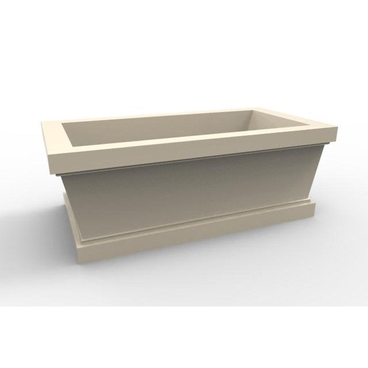 Da Vinci Freestanding Acrylic Air Tub - 70 x 36 x 25 Inch Modern Rectangular Bathtub | Luxury Designer Collection for Spa-Like Bathroom Relaxation