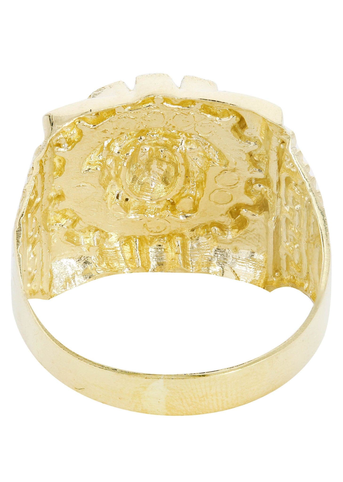 10K Gold Medusa Style Men's Ring - 6.5 Grams | Greek Mythology Inspired Jewelry for Men, Perfect Gift for Him, Anniversary, Birthday, or Special Occasion