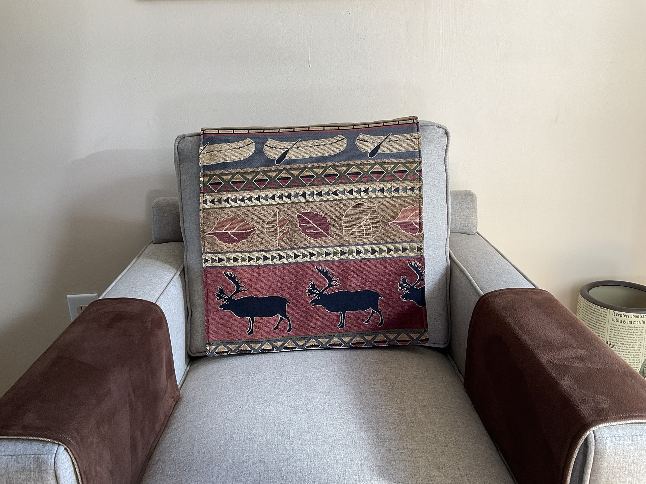 Furniture Arm Covers - Slipcovers & Protectors for Sofas, Loveseats, Theater Chairs, Office Chairs & Recliners - Home Decor & RV Accessories - Perfect Housewarming Gift by Bittlemen Co. (ELK) - Protect Your Furniture from Wear & Pets