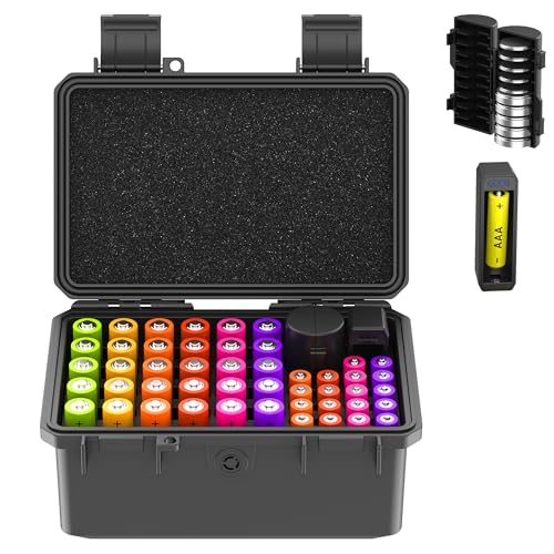 58 Slots Aa Aaa Battery Case