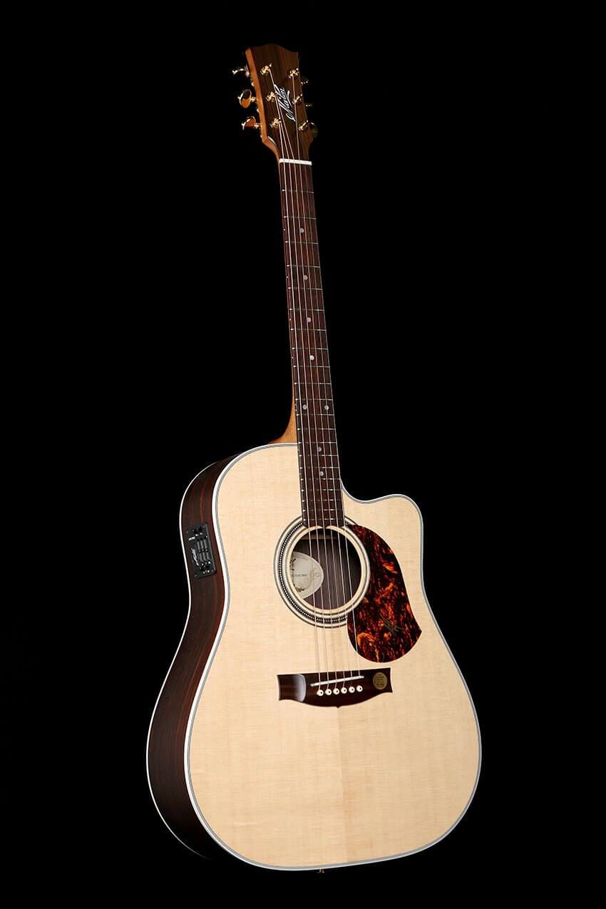 Maton ER90C Acoustic Electric Guitar - Premium Solid Wood Guitar with Built-in Pickup for Stage & Studio Performance - Perfect for Live Gigs, Recording Sessions & Home Practice