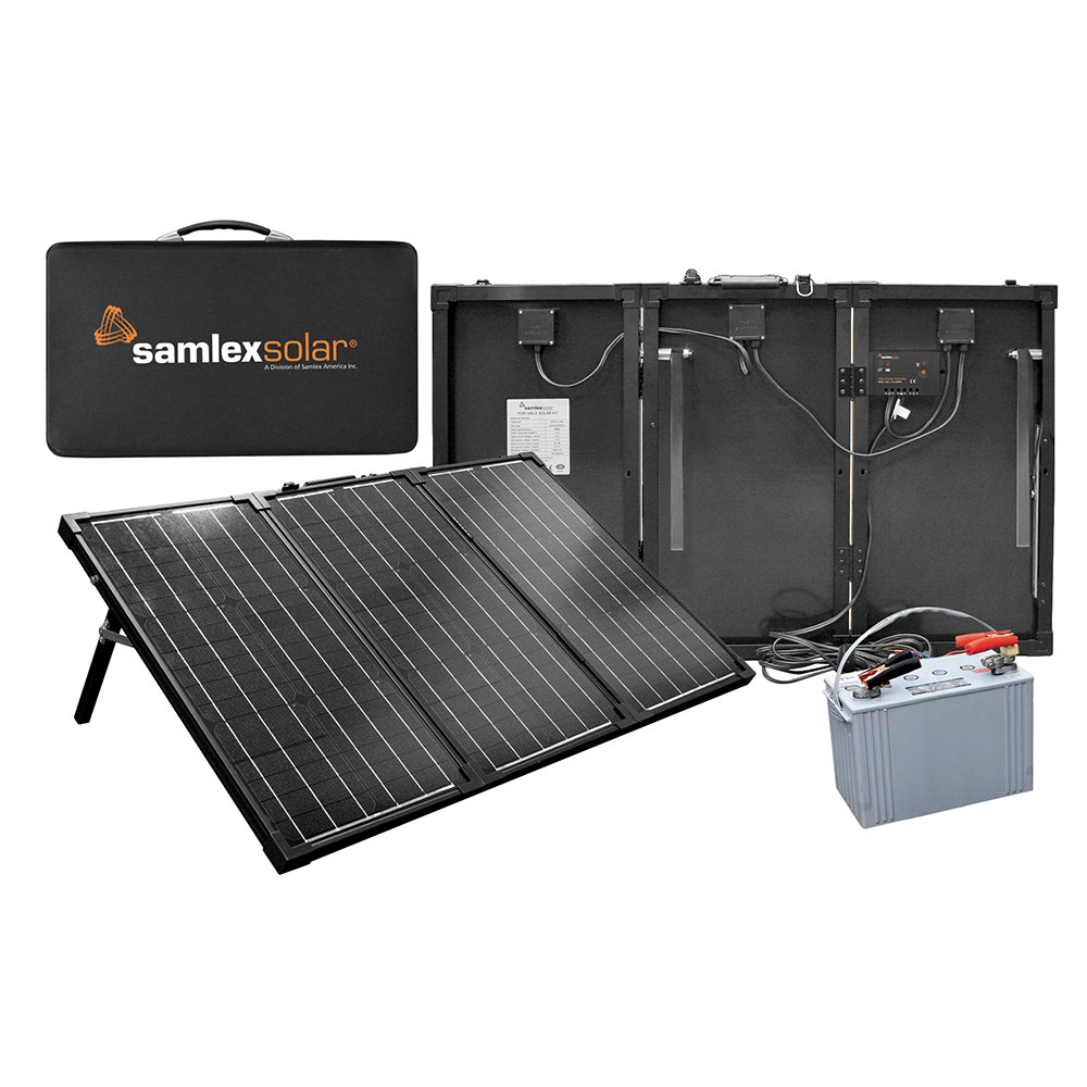 Samlex America MSK-90 Portable Solar Panel Kit - 90W Foldable Solar Charger for Camping, RV, Boats & Outdoor Power Supply | Waterproof & Lightweight Solar Generator for Off-Grid Adventures