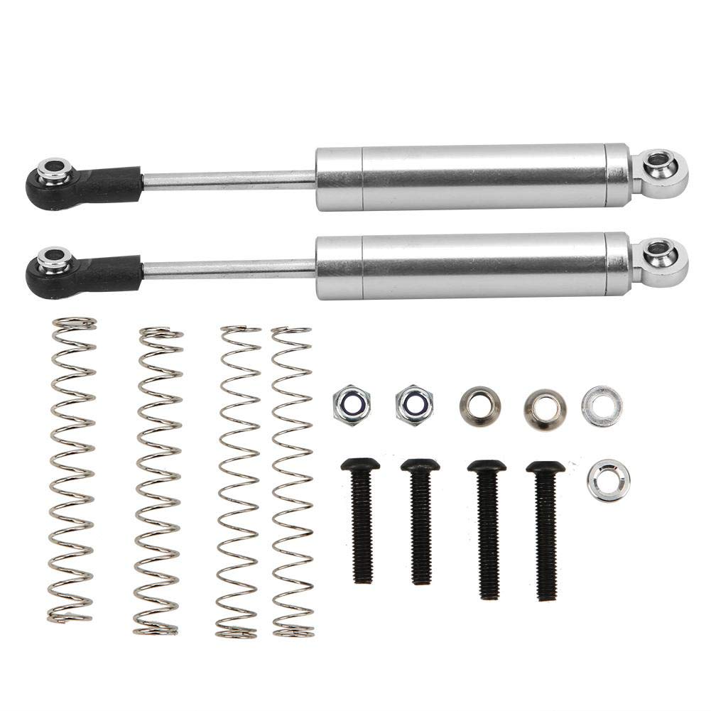 Ichiias Remote Control Spare Parts - High Compatibility Wear-Resistant RC Car Shock Absorber & Damper for 1/10 Scale RC Crawler Cars (Silver R86007S) - Perfect for Off-Road Racing, Rock Crawling & RC Car Upgrades