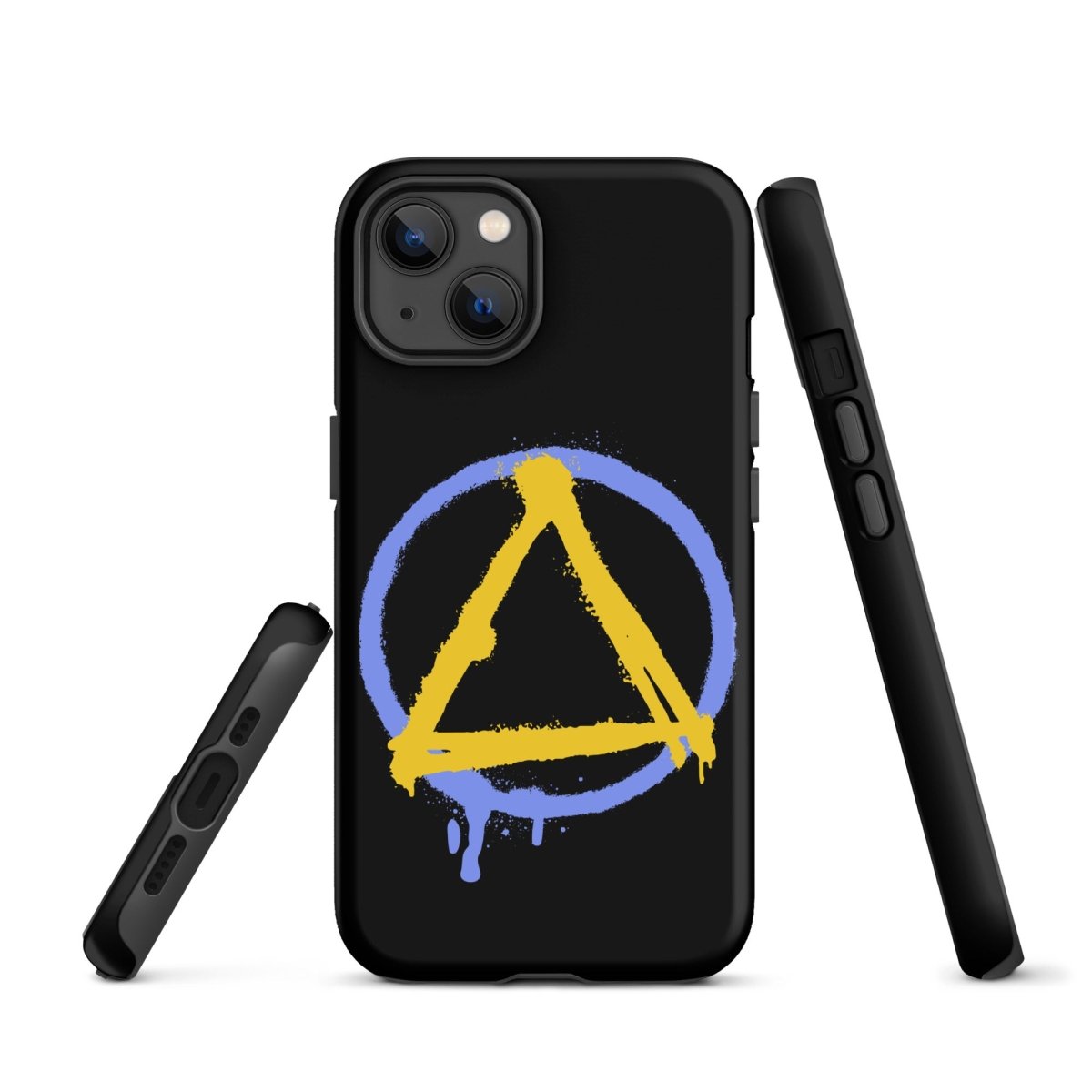 Sober Symbol Durable Shockproof iPhone Case - Protective Cover for iPhone 14/13/12/11 Pro Max XR XS - Slim Fit Anti-Scratch Phone Case for Everyday Use & Outdoor Activities