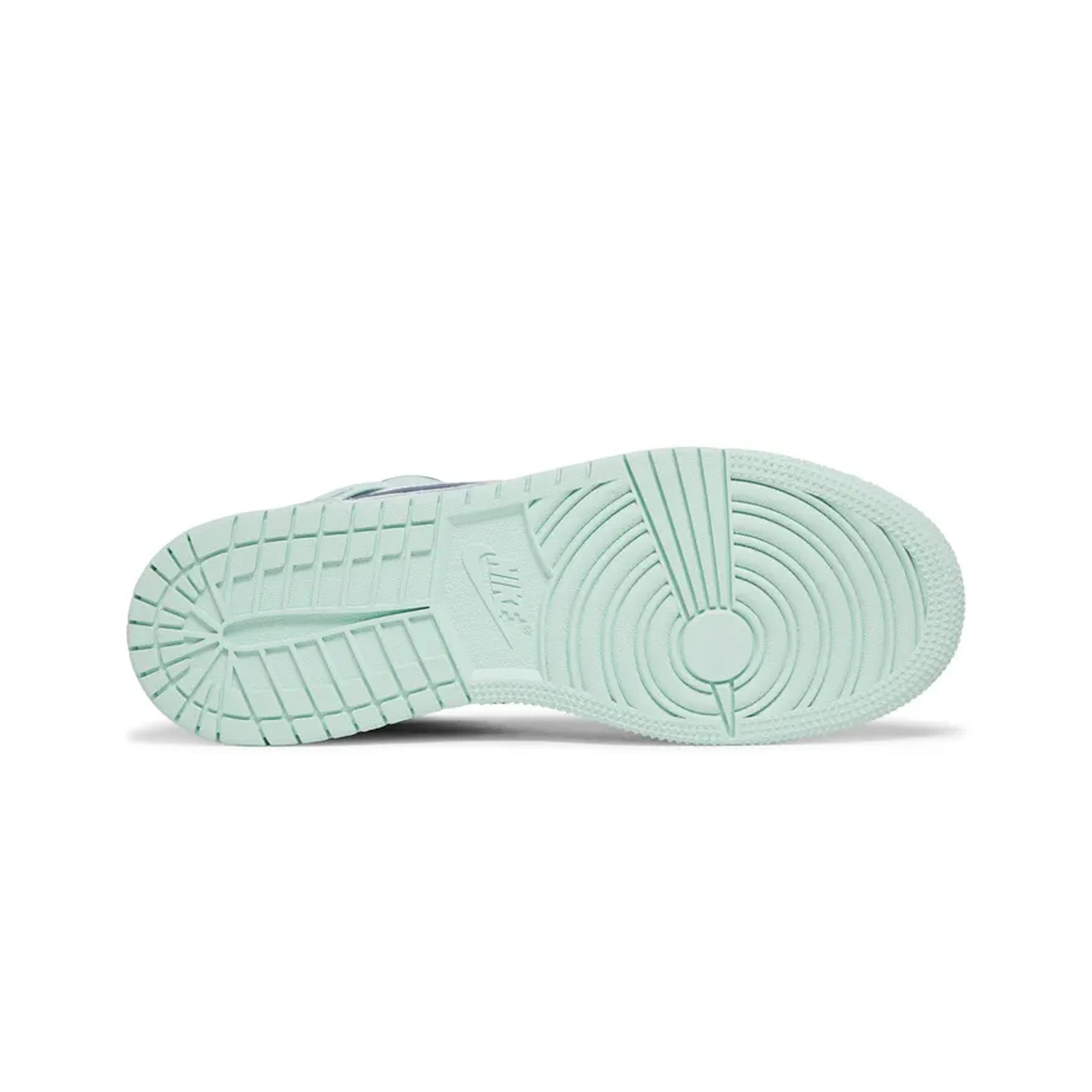 Air Jordan 1 Mid 'Blue Mint' GS Sneakers for Girls (2022) - Comfortable Basketball Shoes for School, Sports & Casual Wear