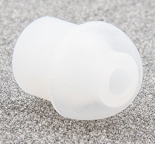 10 Pcs Silicone Replacement Mushroom Earplug Eartips for Motorola/Kenwood/Icom/Vertex Security Headsets - Noise Isolating Earbud Tips for Surveillance Kits & Clear Communication (Ideal for Security Guards, Construction Workers & Loud Environments)