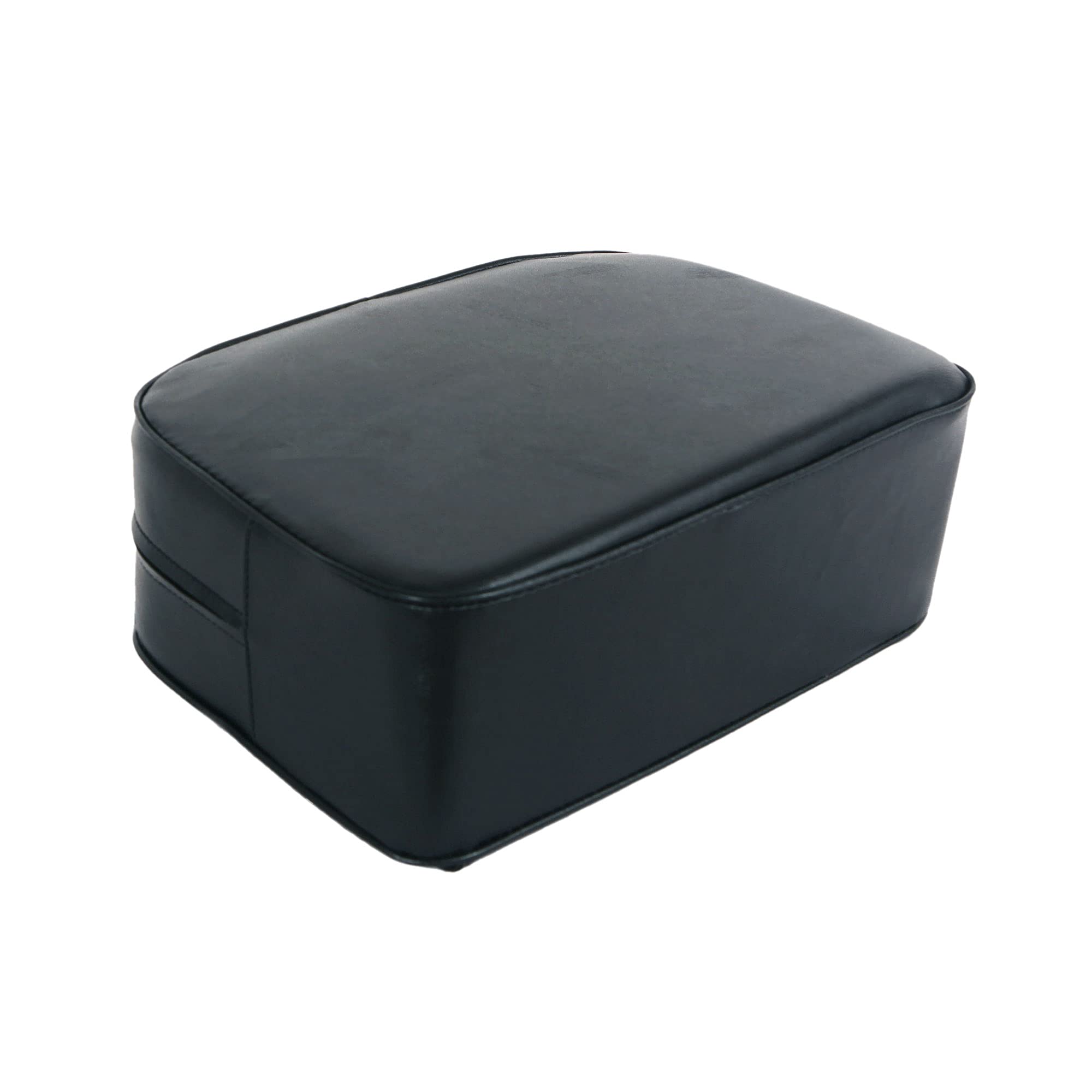 Premium PU Leather Salon Booster Seat Cushion for Kids - Child Haircut Styling Chair & Barber Shop Accessory - Perfect for Toddler Haircuts at Home or Salon