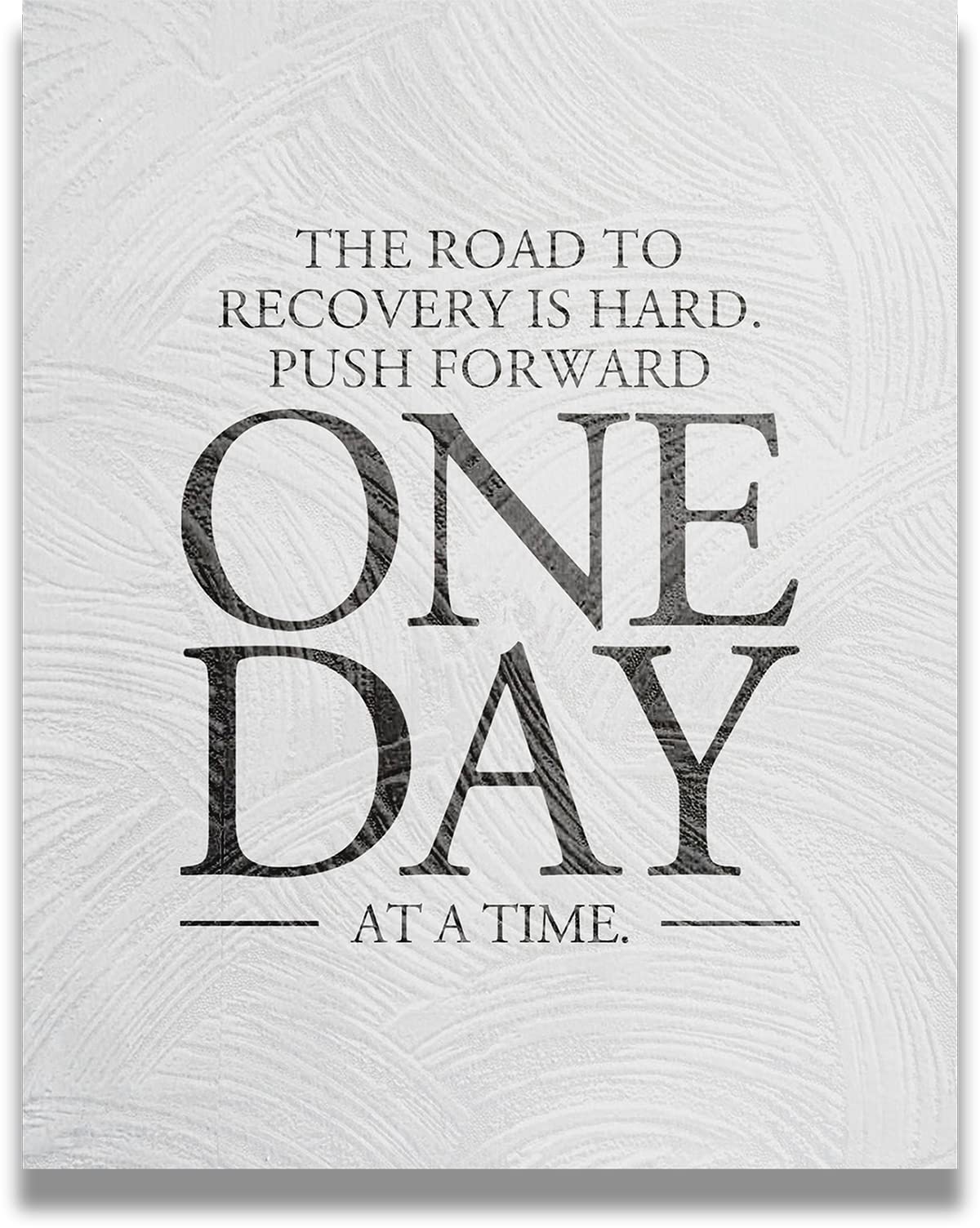 Govivo Sober - Inspirational Recovery Gifts for Men & Women - Motivational Sobriety Wall Art - Drug & Alcohol Addiction Recovery Room Decor - Office Encouragement Canvas Print - 24x30 Ready to Hang - Perfect for AA Meetings, Rehab Centers & Home Decor