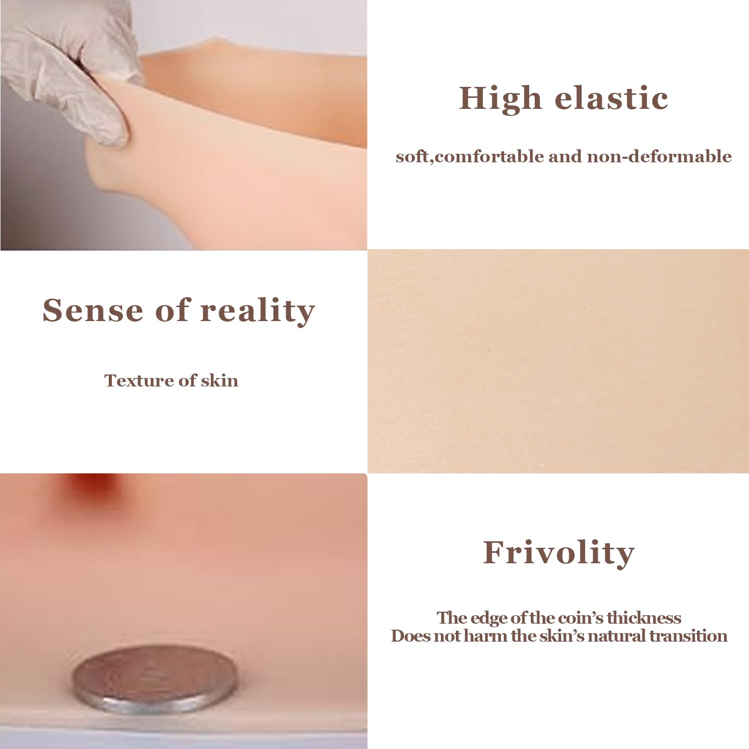 Premium Silicone Butt Lift Pads for Women - Natural Looking Hip Enhancer Shapewear & Booty Lifting Underwear - Perfect for Cosplay, Costumes, Body Shaping and Everyday Wear