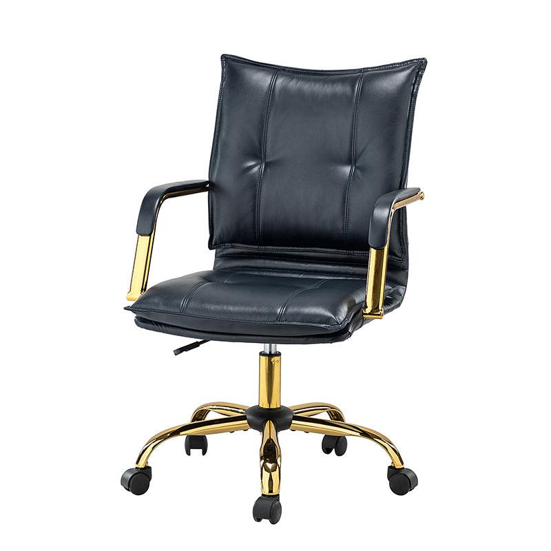 Stylish Michele Vegan Leather Task Accent Chair - Modern Office & Living Room Furniture for Home & Workspace