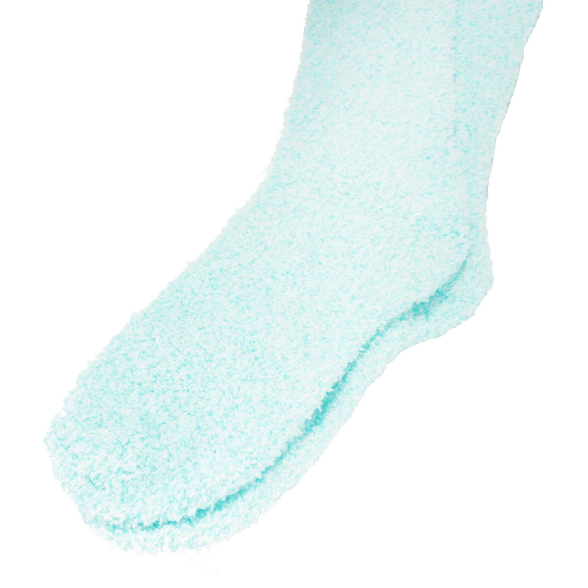 Women's Fuzzy Feather Soft Cozy Knee High Socks - Warm Winter Boot Socks for Women, Non-Slip Comfortable Thick Knit Socks - Perfect for Cold Weather, Snow Boots, Lounging at Home and Gift Giving