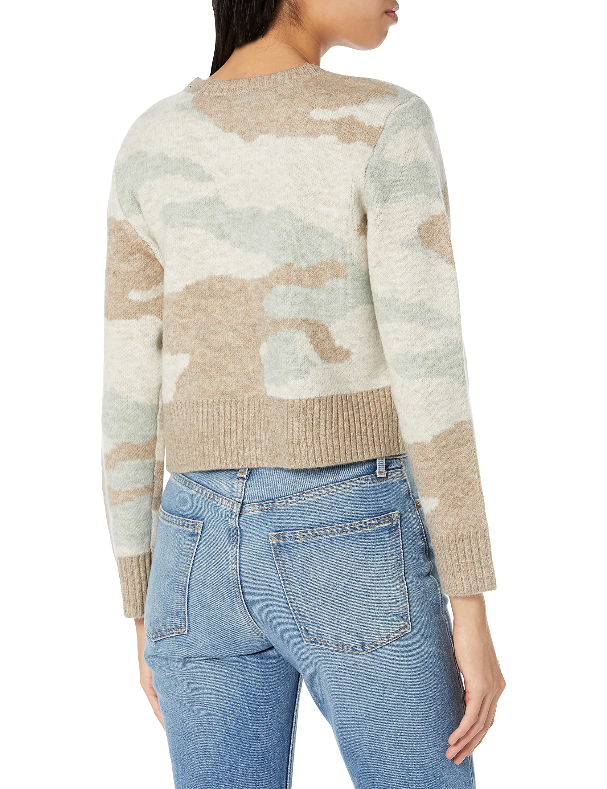 DKNY Women's Cozy Soft Cropped Sweater - Lightweight Pullover for Yoga, Running & Casual Wear | Trendy Athletic Top for Gym & Everyday Outfits
