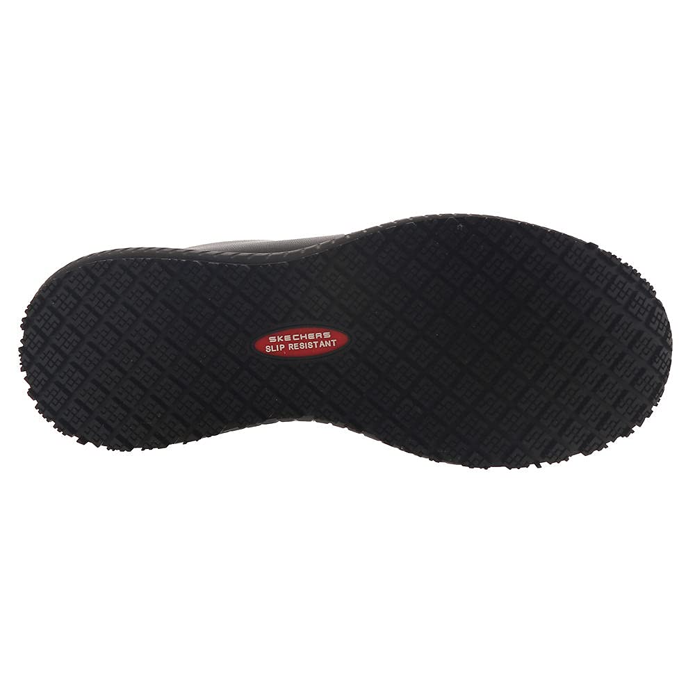 Skechers Work Squad SR Fibler Women's Oxford Shoes - Slip Resistant Work Shoes for Women - Comfortable & Durable for Nurses, Waitresses & Healthcare Workers