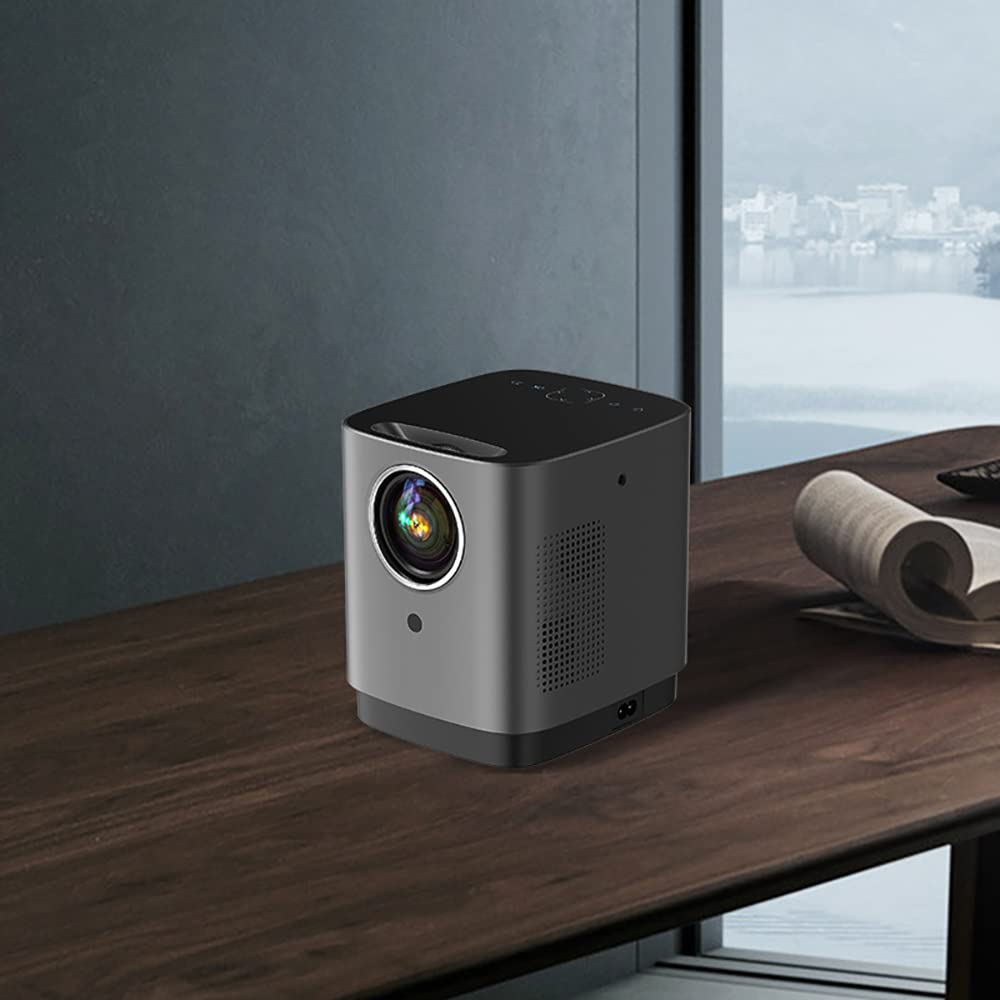 4K Mini Smart Projector with Pure HiFi Audio - Portable Home Theater for Movies, Gaming & Office Presentations | Wireless Phone Projection, Voice Control & HD Color Display