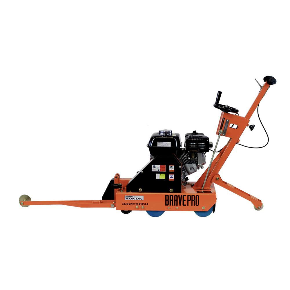 Brave Green 10-Inch Concrete Saw with Honda GX200 Engine - Perfect for Construction, Demolition & DIY Projects