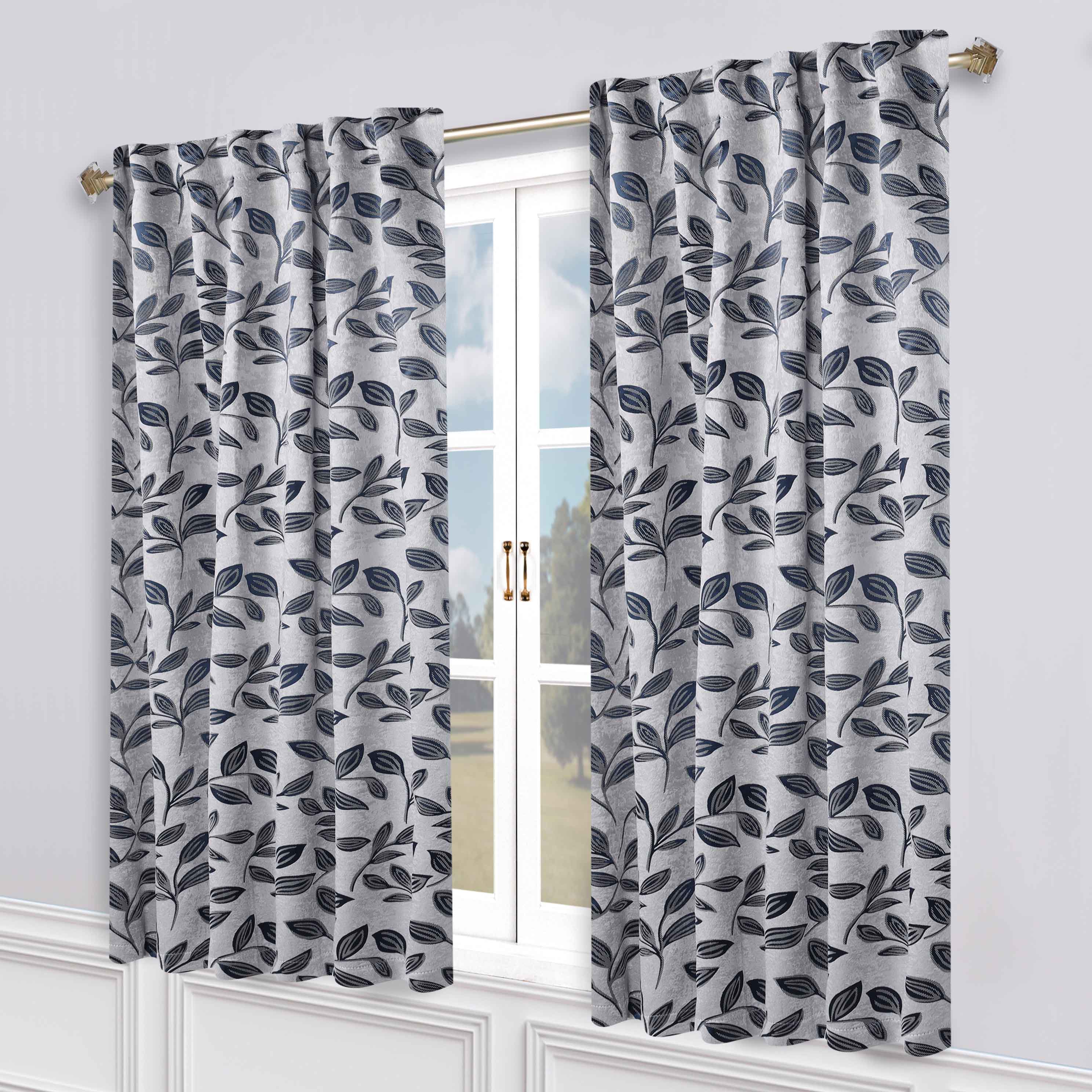 Premium Blackout Curtains for Bedroom - Super Soft Thermal Insulated Room Darkening Drapes with Back Tab Design (Set of 2 Panels) - Perfect for Nursery, Home Theater & Shift Workers