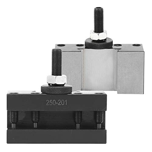 Lathe Tool Holder - Quick Change Turning Tool Post Holder for Metalworking, Prevents Blade Breakage - Ideal for Machining, Automotive Manufacturing & DIY Projects