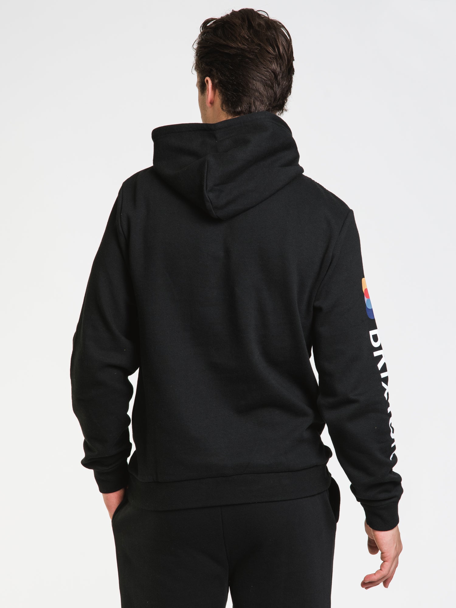 Brixton Alton Pullover Hoodie - Men's Casual Zip-Up Sweatshirt | Winter Warm Fleece Lining | Streetwear Fashion for Everyday Wear & Outdoor Activities