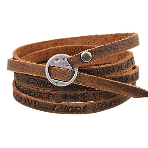Brown Stamped Words