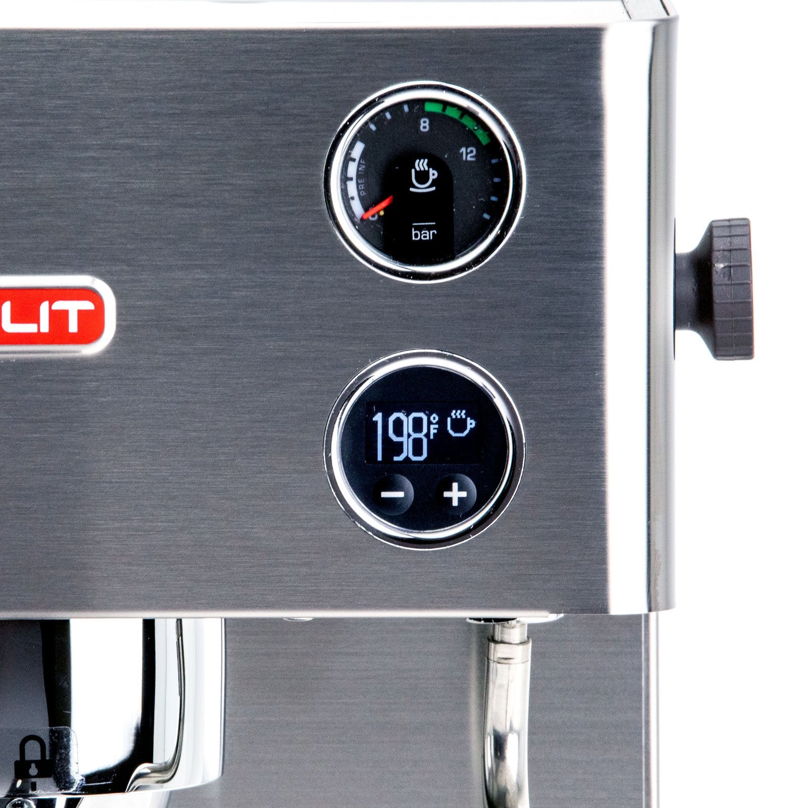 Lelit Elizabeth Espresso Machine - Professional Dual Boiler Coffee Maker for Home Baristas | Perfect for Espresso, Latte & Cappuccino | Compact Design for Kitchen Countertops