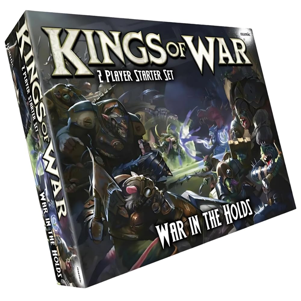 Mantic Games Kings Of War: War In The Holds Starter Set - Fantasy Tabletop Wargaming Battle Set For Epic Miniature Battles And Strategy Game Nights