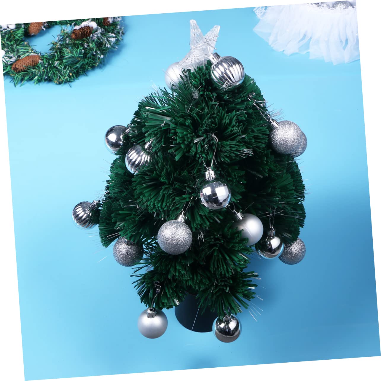 ABOOFAN 34 Pcs Christmas Tree Ornaments Set - Shatterproof Xmas Ball Decorations for Holiday Party, Home & Office Decor - Perfect for Christmas Tree Decorating, Gift Exchange & Festive Celebrations