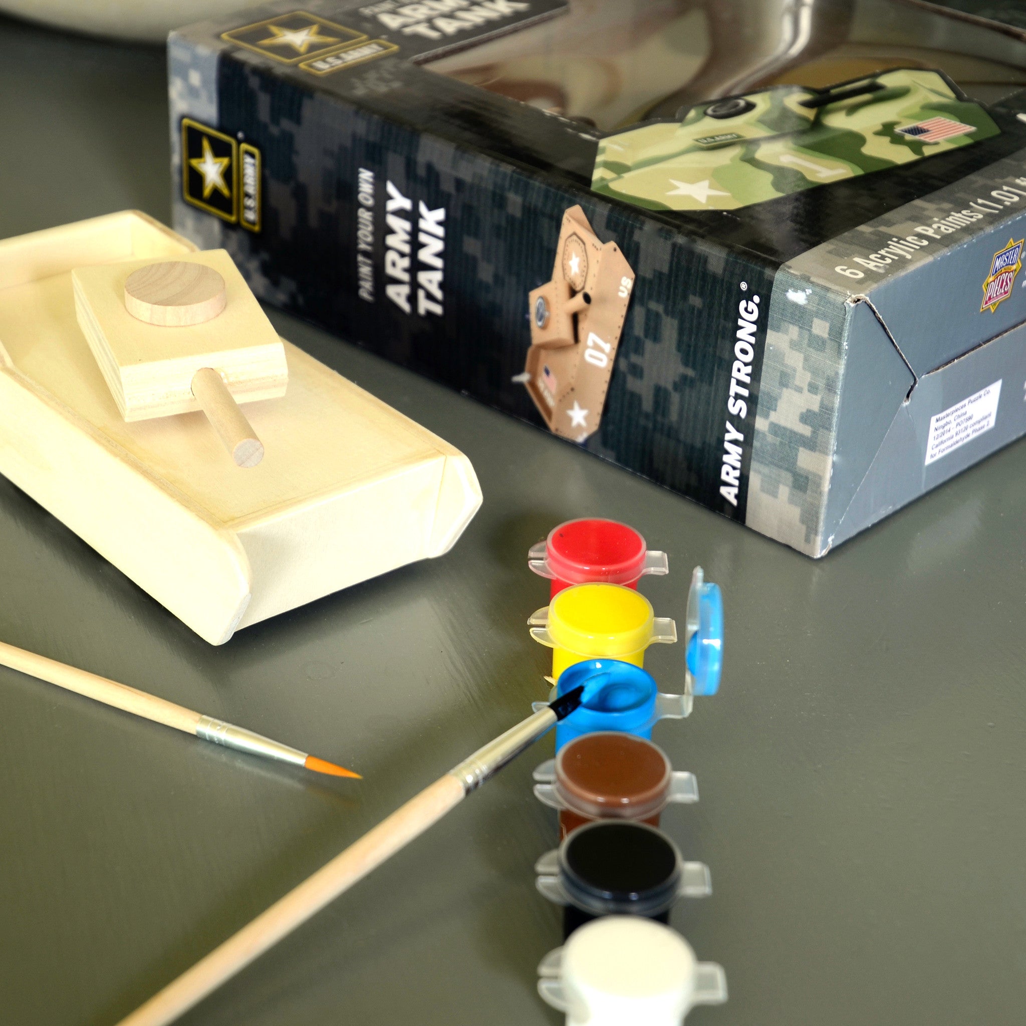DIY Army Tank Painting Kit - Customize & Build Your Own Military Model for Kids & Adults - Perfect for War Games, Collectibles & Creative Art Projects
