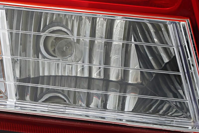 Kia Spectra Tail Lights Lamps Set - Compatible with 2007-2008 Models - Driver & Passenger Side Replacement - Enhance Visibility & Safety for Night Driving