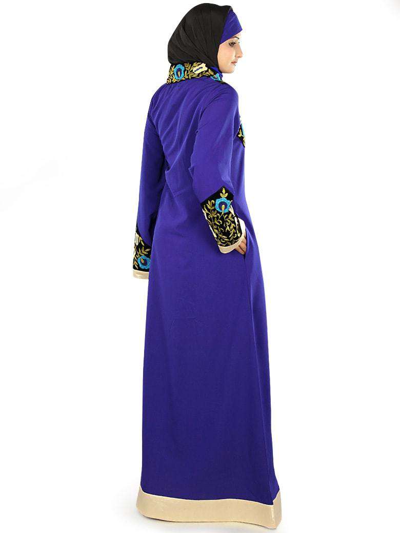 Elegant Ayah Eid Abaya for Women - Islamic Prayer Dress with Embroidery - Perfect for Eid Celebrations, Mosque Prayers & Special Occasions