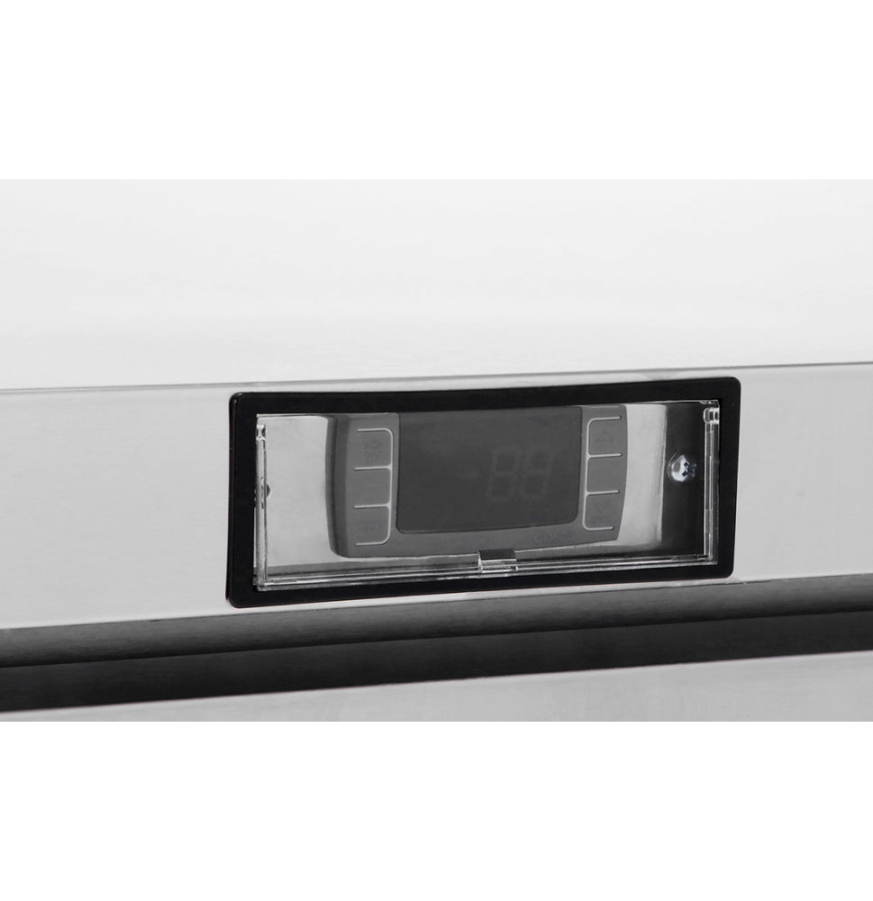 Atosa MGF24RGR 24-Inch Undercounter Refrigerator with Solid Door - 4.8 Cu.Ft Commercial Fridge for Restaurants, Bars, and Home Kitchens - Compact Freezer for Small Spaces