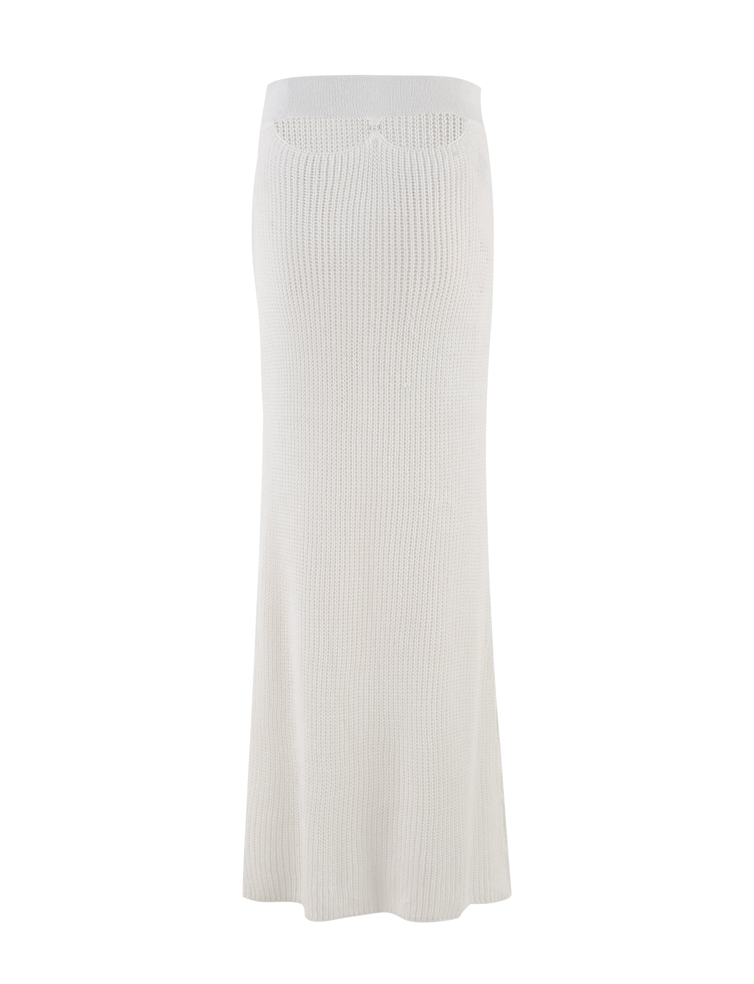 Ramsey Skirt for Women - White A-Line Midi Skirt | Elegant & Comfortable Summer Skirt for Office, Party & Casual Wear