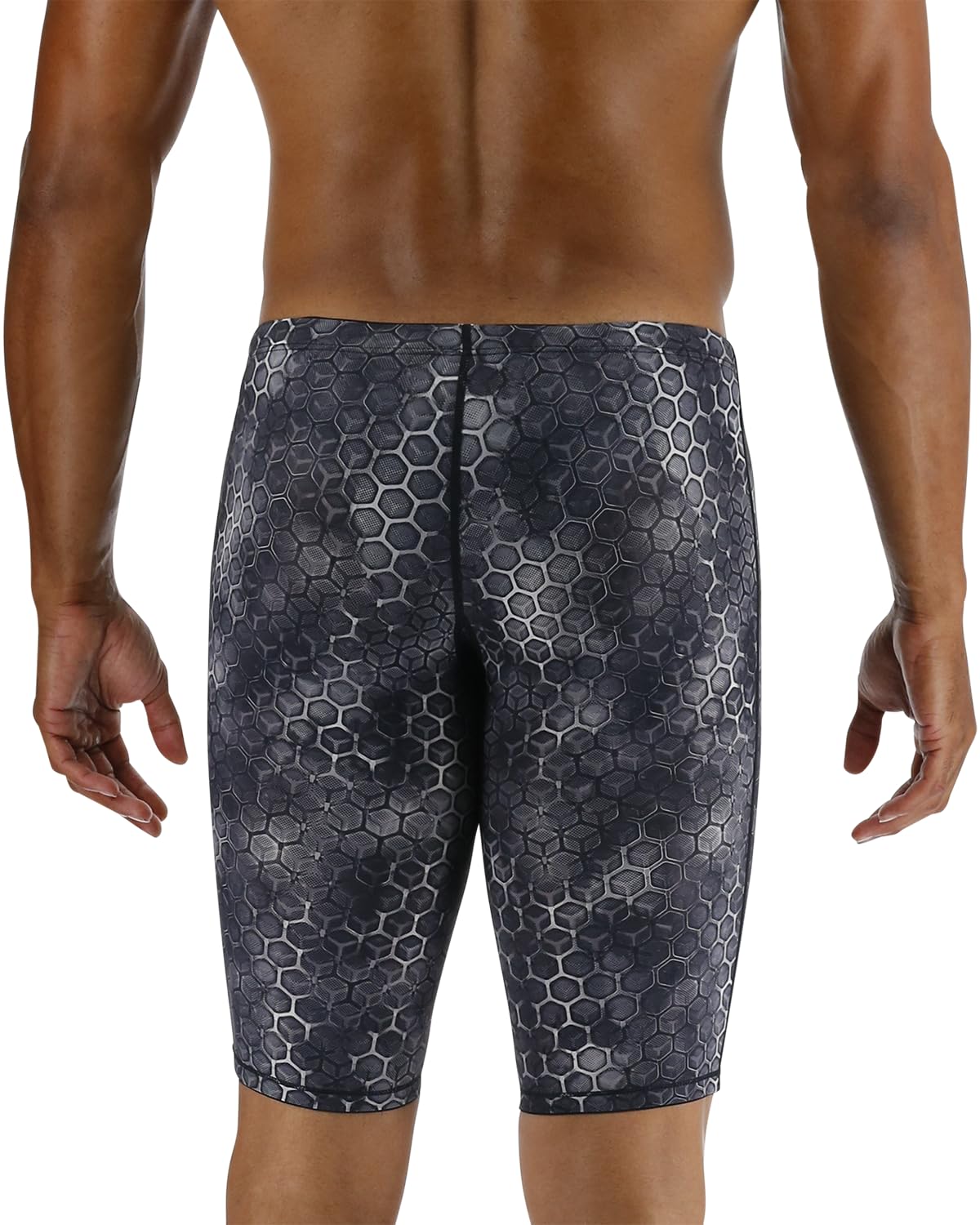 TYR Men's Akurra Thresher Jammer - U12 Compliant One Piece Competitive Swimwear for Training & Racing | Professional Swim Suit for Lap Swimming & Water Sports