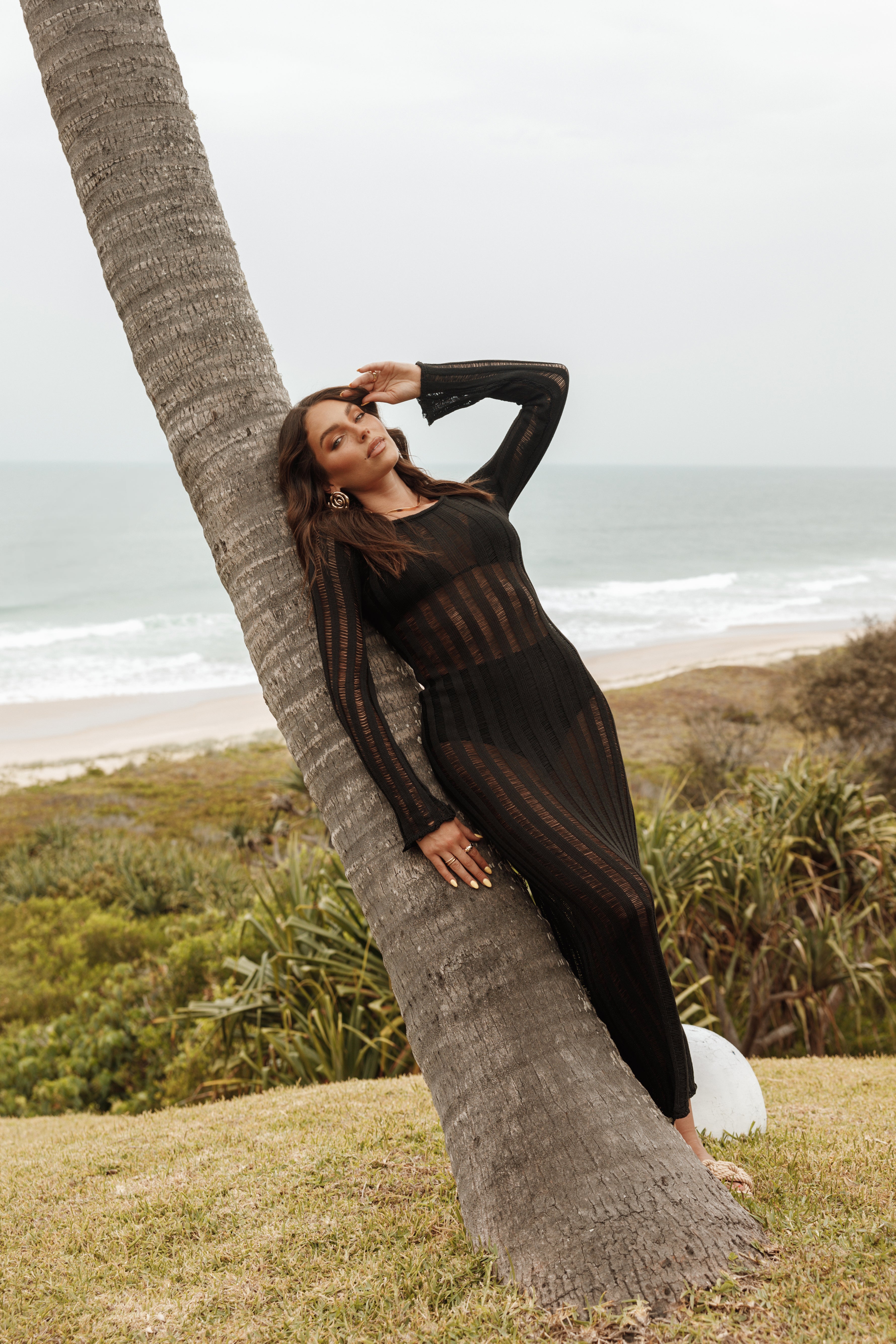 Elegant Black Long Sleeve Maxi Dress for Women - Perfect for Fall, Winter & Special Occasions | Jaye Fashion