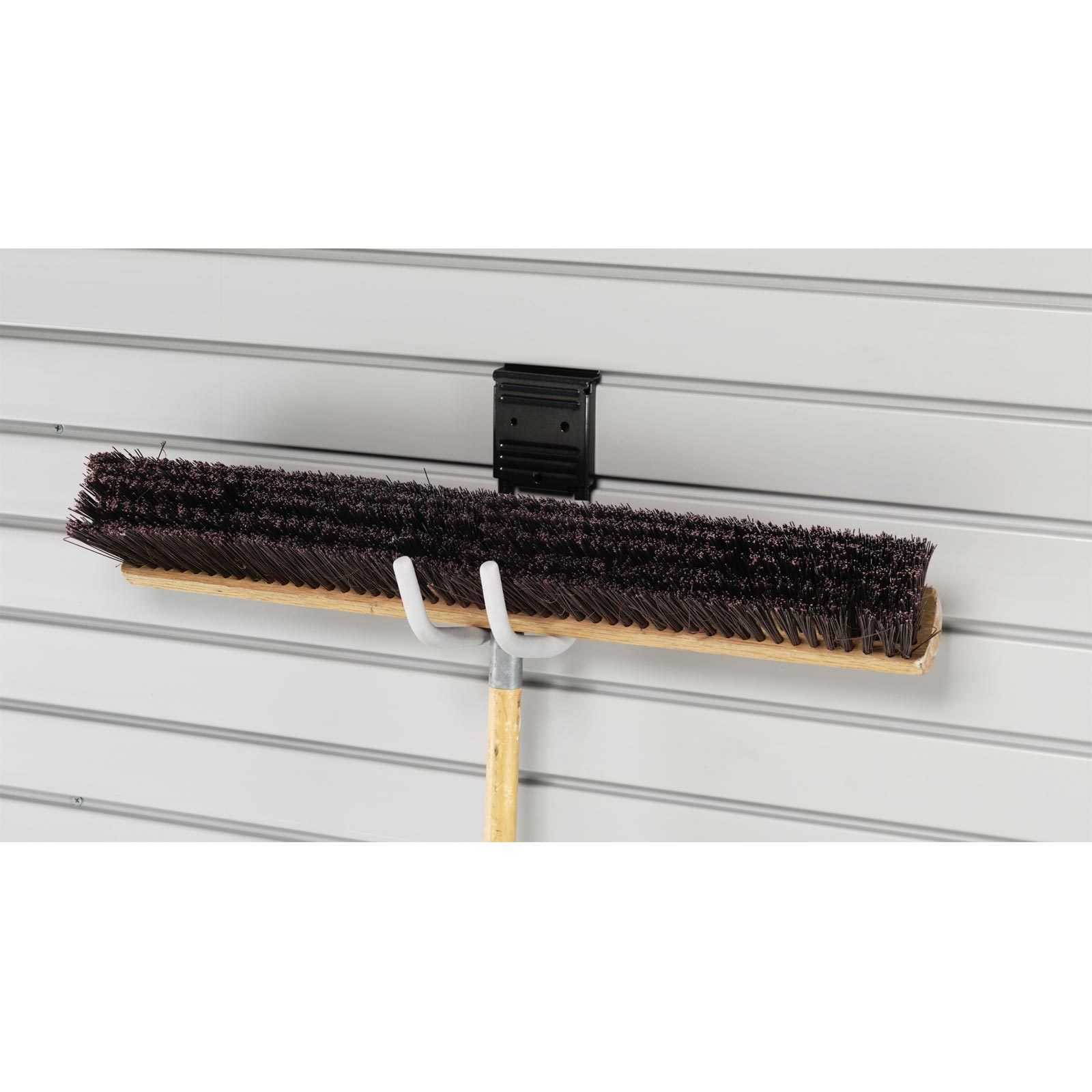 HandiSolutions 6 Pack J Hook Slat Wall Hooks - Heavy Duty Metal Hooks for Retail Display, Garage Organization & Home Storage - HSH06JB