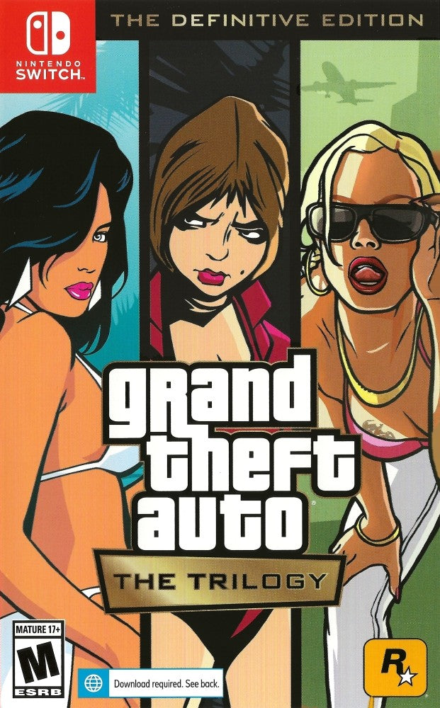 Grand Theft Auto: The Trilogy - Definitive Edition | GTA Classic Games Bundle | Open-World Action Adventure for PC, PS5, Xbox | Perfect for Gaming Enthusiasts & Collectors